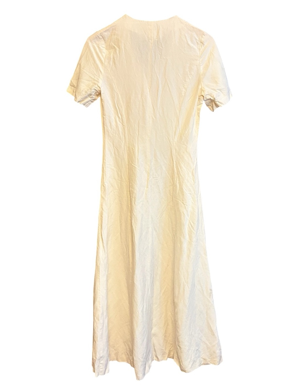 LAURA ASHLEY Vintage Silk Linen Blend Dress - Picture 2 of 11